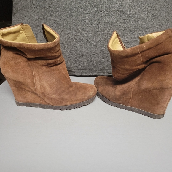 Nine West heeled boots 8.5 brown - Picture 3 of 3